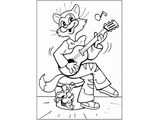 Кот Леопольд играет на гитаре