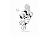 Минни играет в теннис