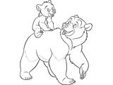 Медведь и медвежонок