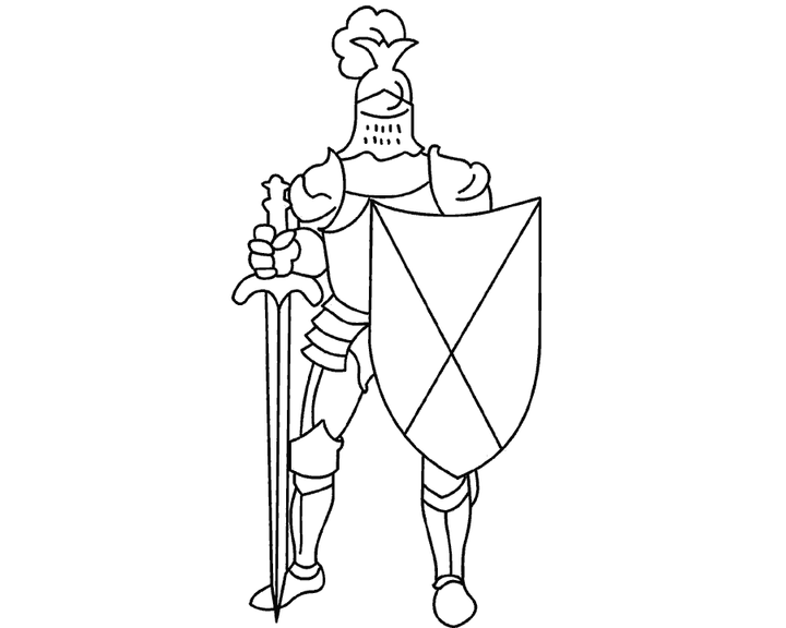 Рыцарь со щитом