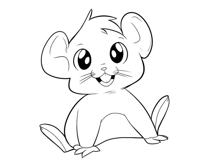 Мышь с большими глазами
