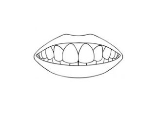 губы с зубами 