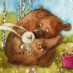 Заяц и медвежонок слушать