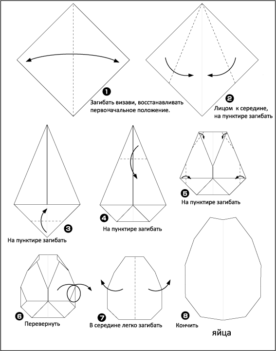Поделки схемы описание. Оригами яйцо схема. Оригами пасхальное яйцо из бумаги. Оригами к Пасхе схемы. Оригами пасхальное яйцо схема.