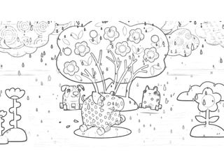 Раскраски из мультфильма Деревяшки