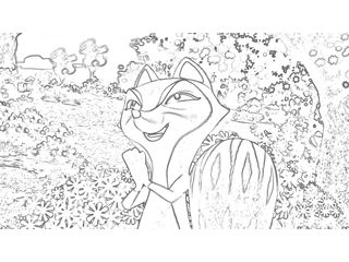 Раскраски из мультфильма Кротик и Панда
