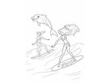 Барби на серфинге