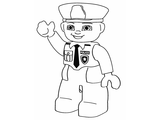 Лего полицейский
