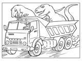 Машина с динозаврами