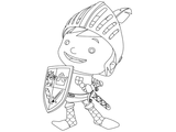 Рыцарь Майк с щитом