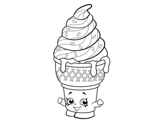 Раскраски Shopkins|Мороженое