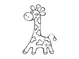 Жираф с расставленными ножками