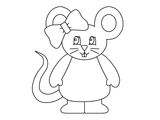 Мышь с бантиком
