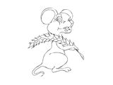 Мышь с колоском