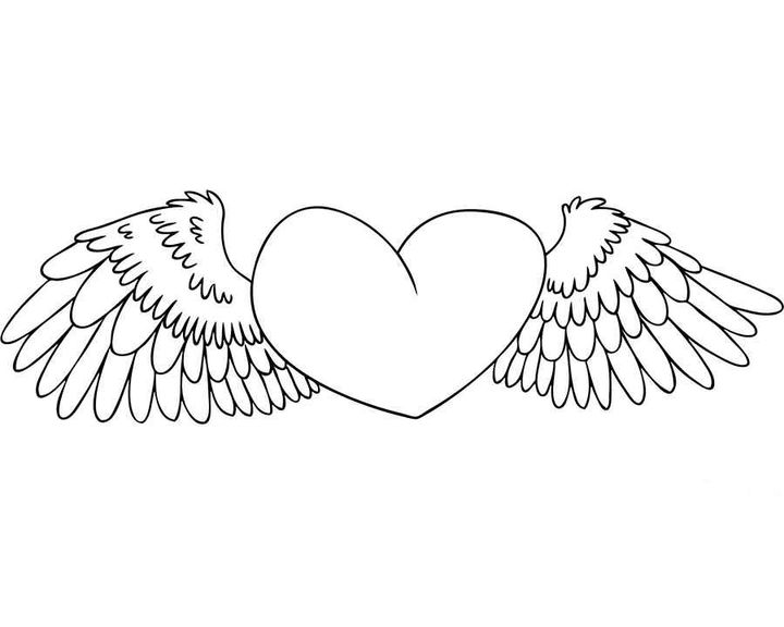 Сердце с крыльями