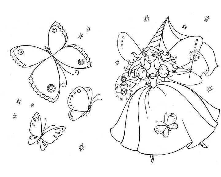 Фея и бабочки