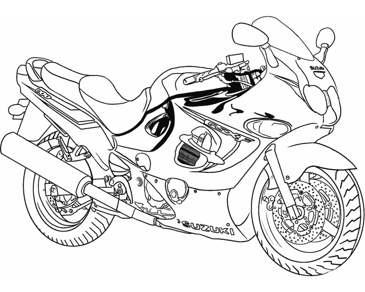 Спортивный мотоцикл