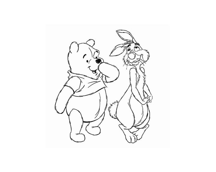 Вини-пух и кролик танцует