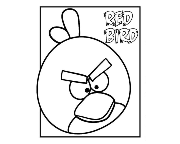 Рэд портрет Angry Birds