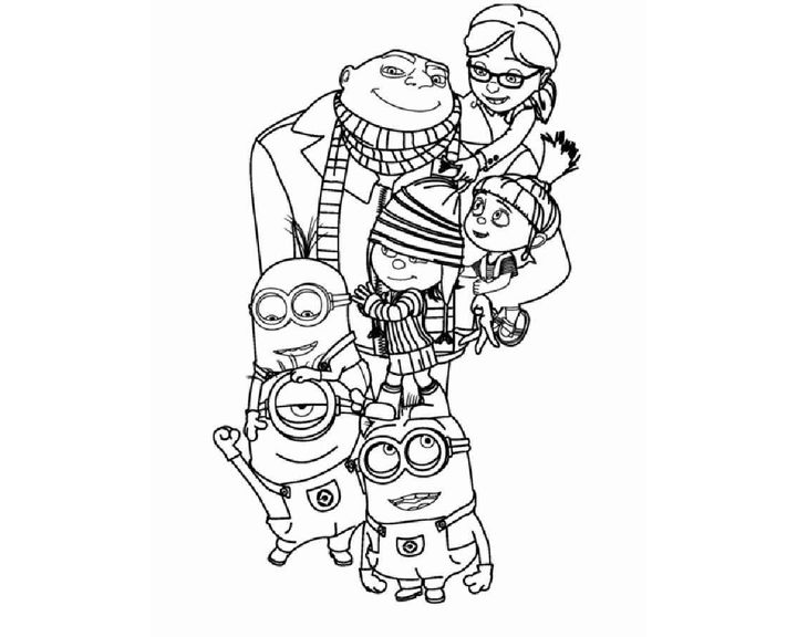 Миньоны и их семья
