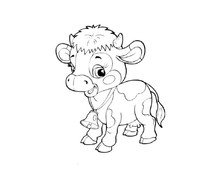 Корова в детстве