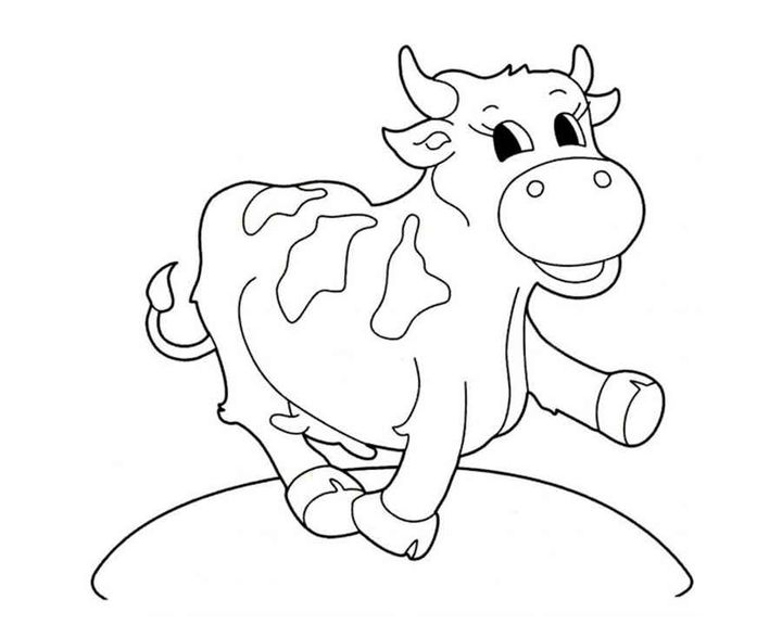 Корова рогатая