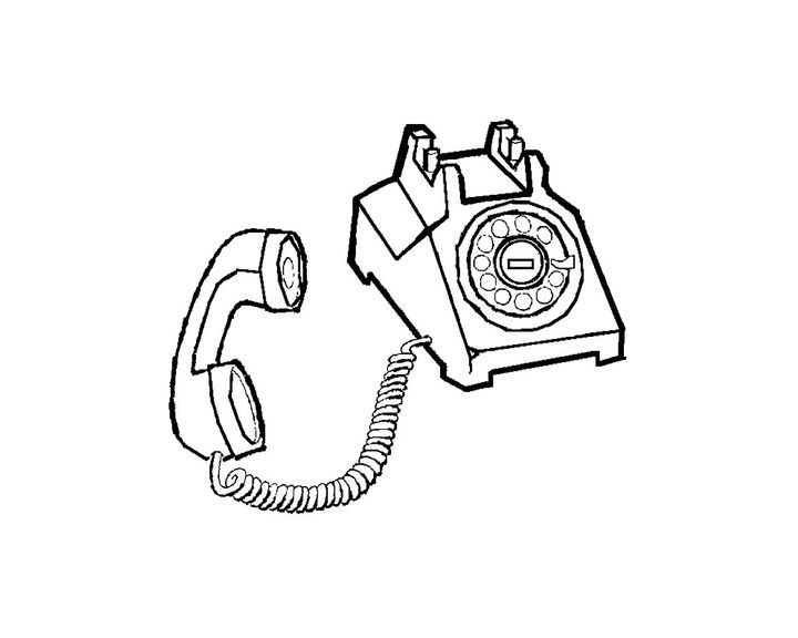 Телефон и трубка