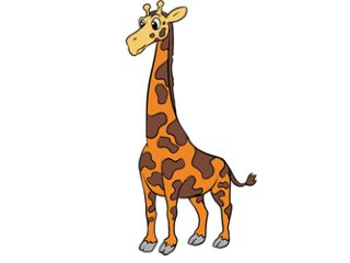 высокого Жирафа 